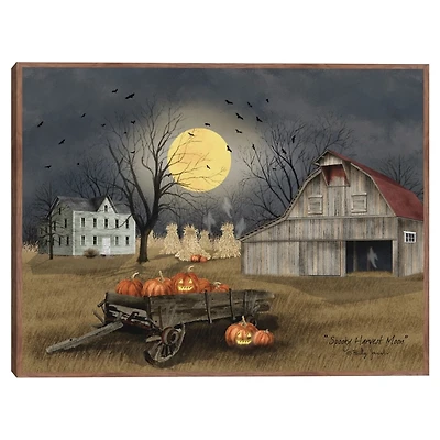 Harvest Moon Farm Framed Canvas Art Print