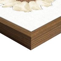 Simple Harvest Pumpkin Framed Canvas Art Print