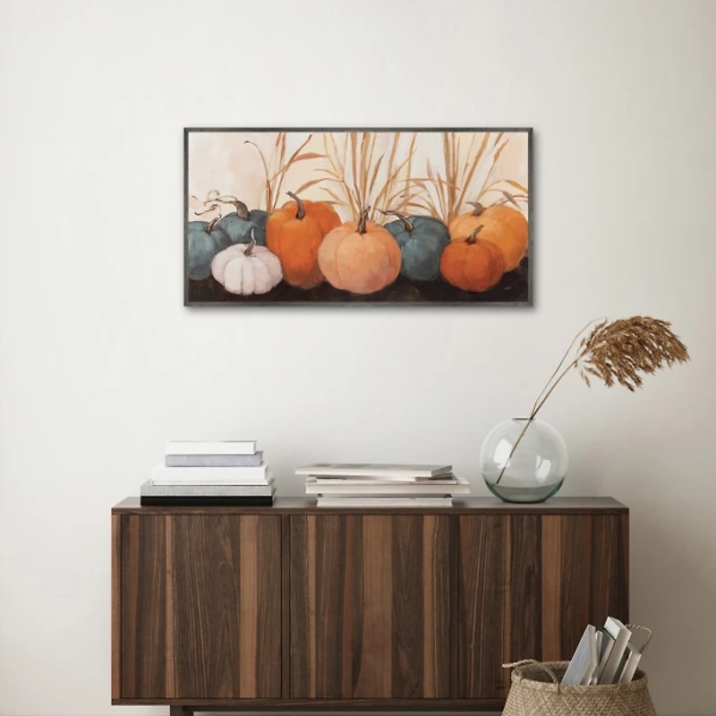 Bountiful Harvest Framed Canvas Art Print