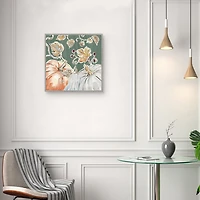 Pumpkin Patch Framed Canvas Art Print