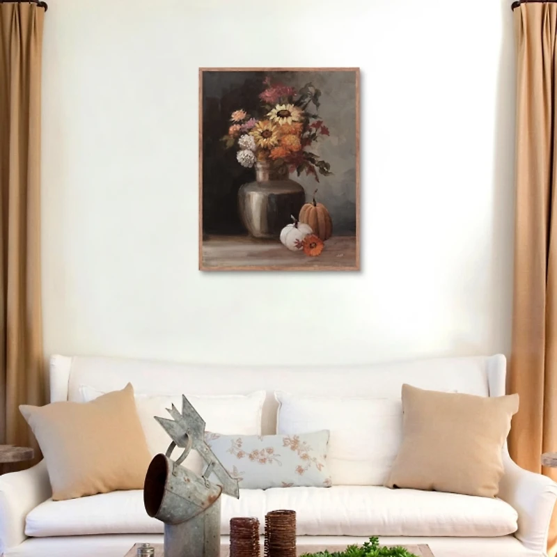 Echoes of Autumn Framed Canvas Art Print