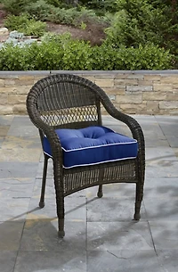 Navy Terrasol Outdoor Seat Cushion