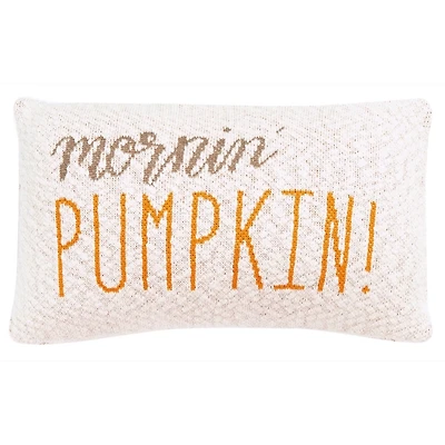 Mornin Pumpkin Fall Lumbar Pillow