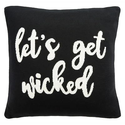 Lets Get Wicked Halloween Pillow