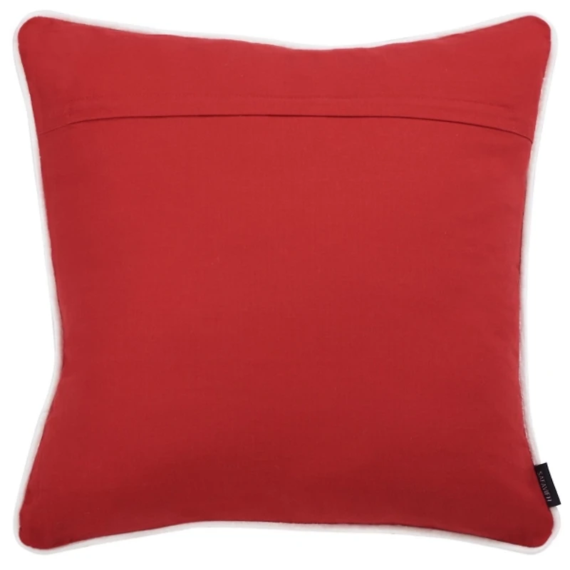 Red Joy Love Peace Christmas Pillow