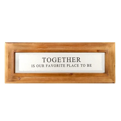 Our Favorite Place to Be Wall Plaque