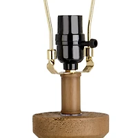 Brown Resin Tanner Table Lamp