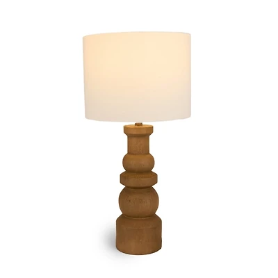 Brown Resin Tanner Table Lamp