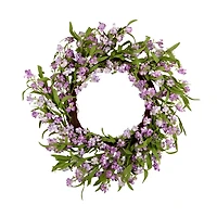 Purple Wildflower Wreath