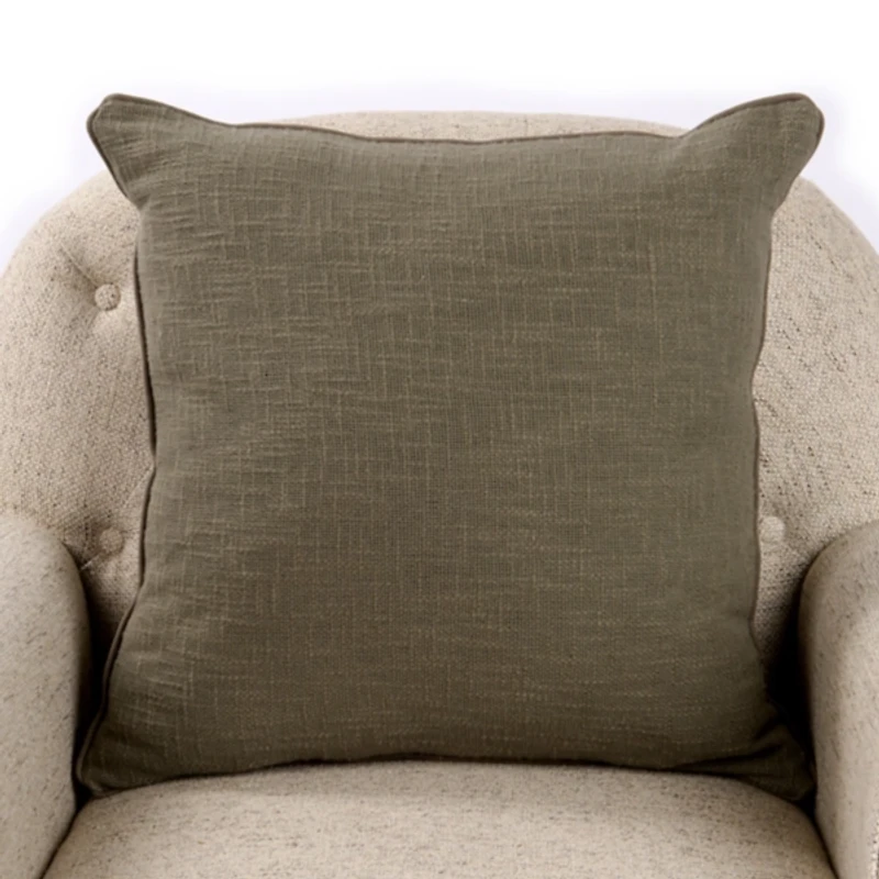 Moss Riley Textured Pillow