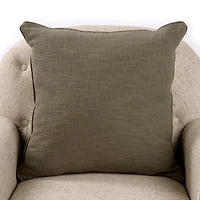 Moss Riley Textured Pillow