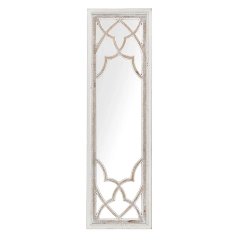 Jessica Whitewashed Panel Wall Mirror