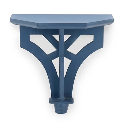 Carved Wood Wall Shelf