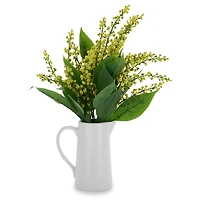 Yellow Seed Pod Arrangement in Vase