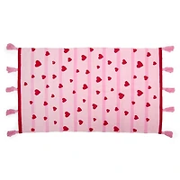 Pink and Red Hearts Scatter Rug