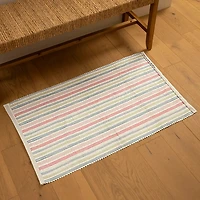 Bunnies & Bows Reversible Scatter Rug