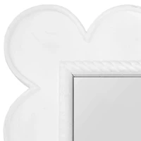 White Scalloped Samantha Wall Mirror