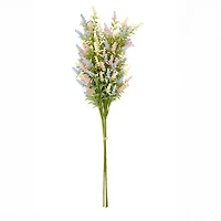 Pastel Heather and Greenery Stem