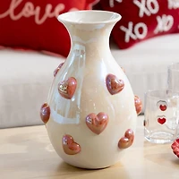 Ceramic Pink Heart Vase