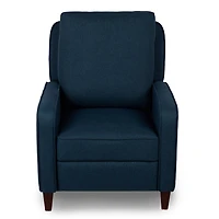 Navy Upholstered Dalton Recliner