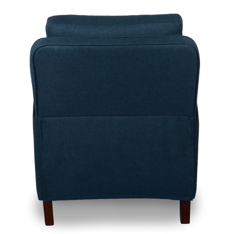 Navy Upholstered Dalton Recliner