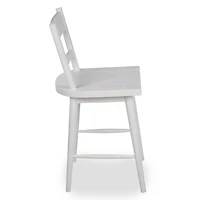 Willow Ivory Wood Counter Stool