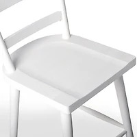 Willow Ivory Wood Counter Stool