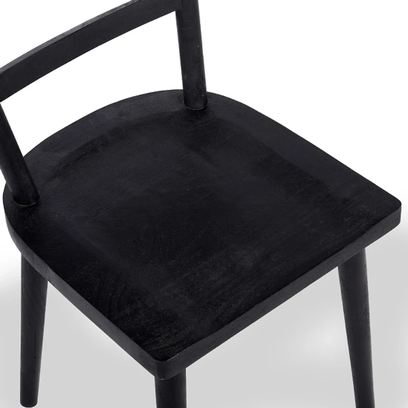 Willow Black Wood Dining Chair