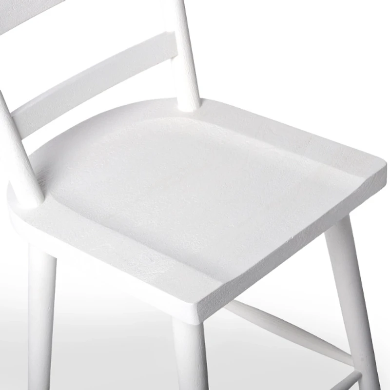 Willow Ivory Wood Counter Stools, Set of 2