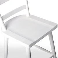 Willow Ivory Wood Counter Stools, Set of 2