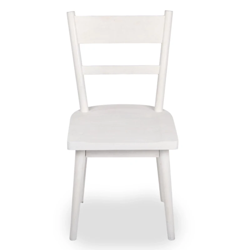 Willow Ivory Wood Dining Chairs, Set of 2