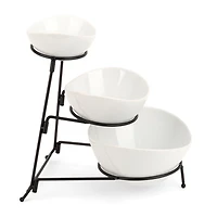 Gibson Gracious Dining 3 Tier Bowl Server Set