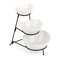 Gibson Gracious Dining 3 Tier Bowl Server Set