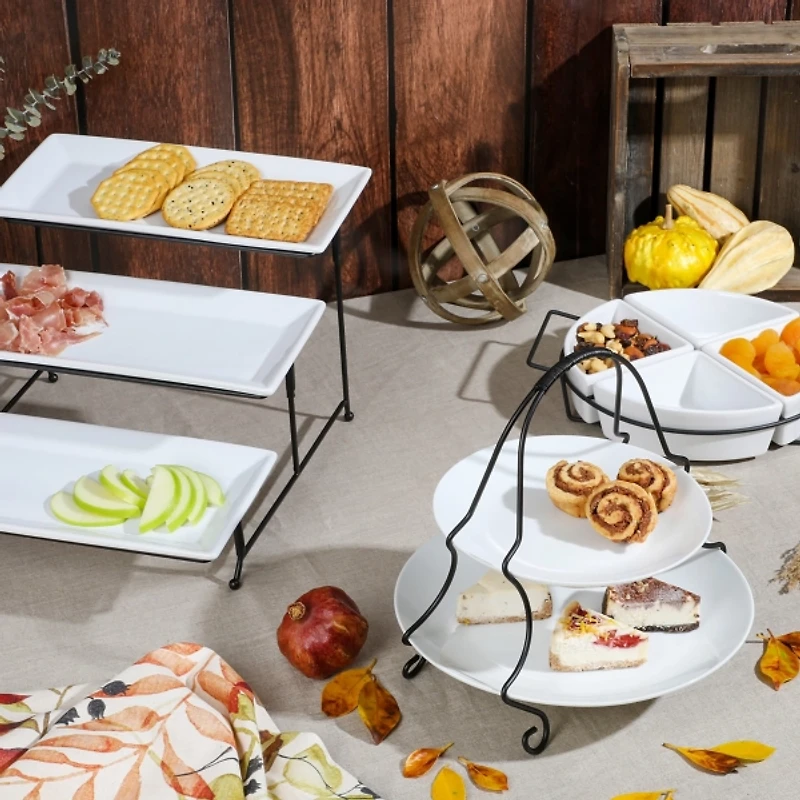 Gibson Gracious Dining 4 Section Tidbit Set