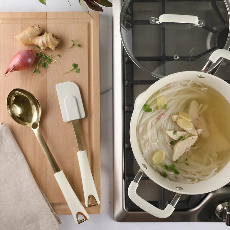 Martha Stewart Lockton 2-pc Scraper & Spoon Set