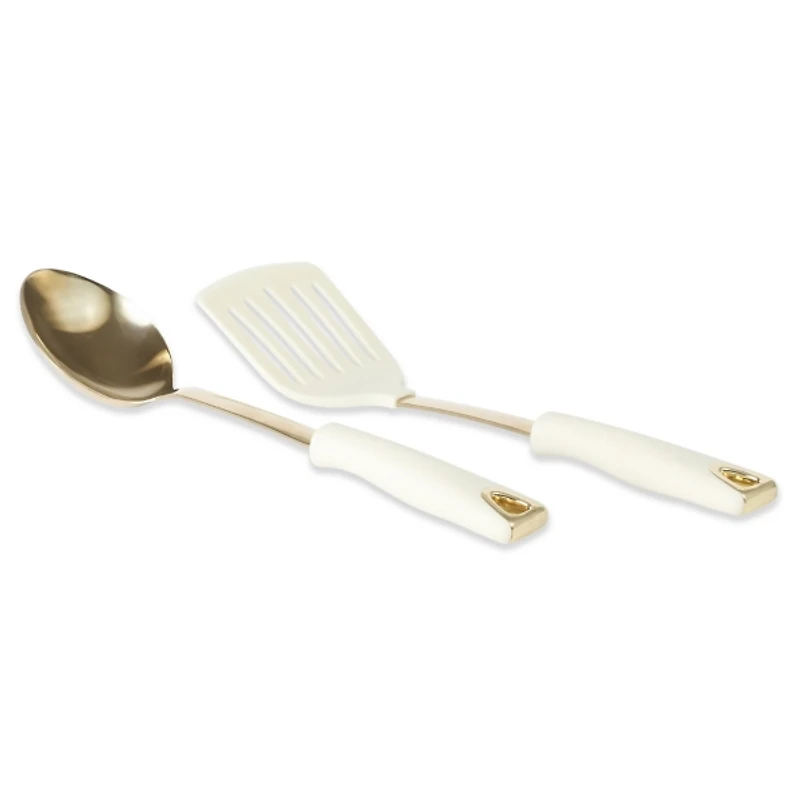 Martha Stewart Lockton 2-pc Slotted Turner & Spoon