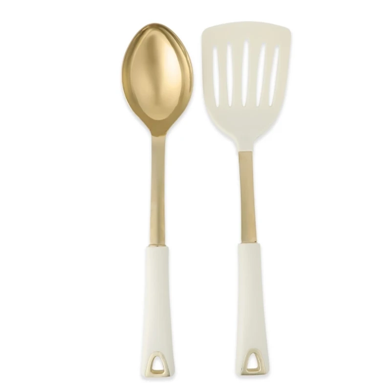 Martha Stewart Lockton 2-pc Slotted Turner & Spoon