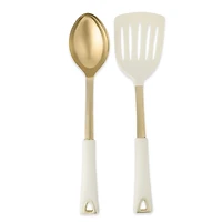 Martha Stewart Lockton 2-pc Slotted Turner & Spoon