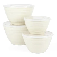 Martha Stewart Hoyt 8-pc Mixing Bowl Set With Lids