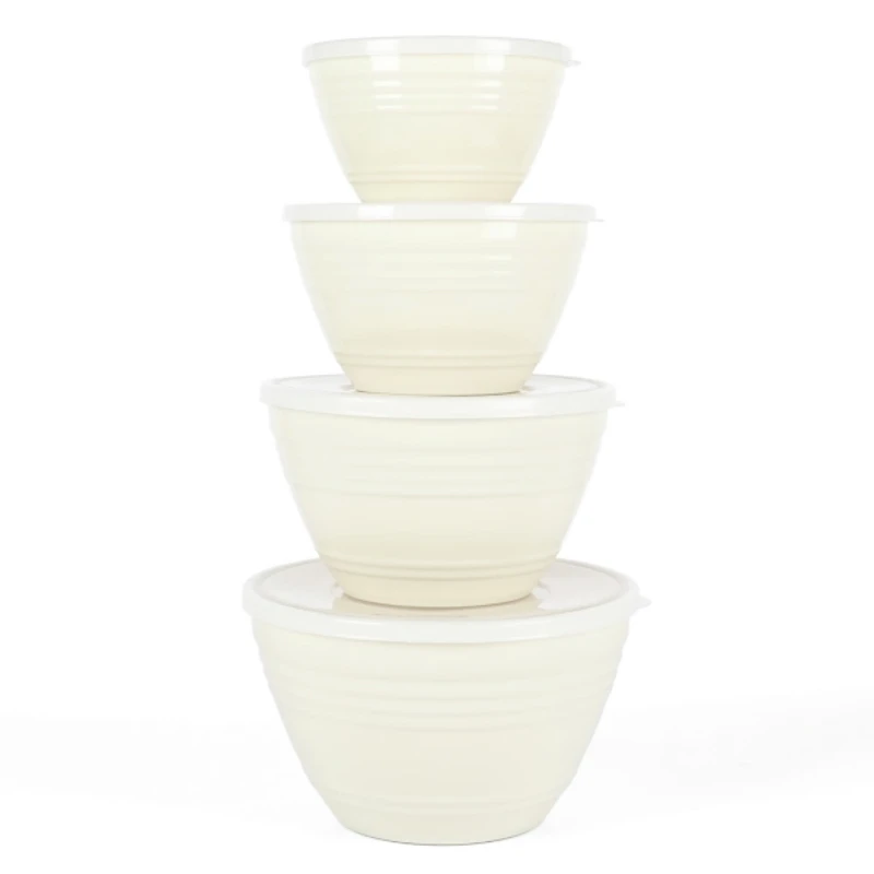 Martha Stewart Hoyt 8-pc Mixing Bowl Set With Lids