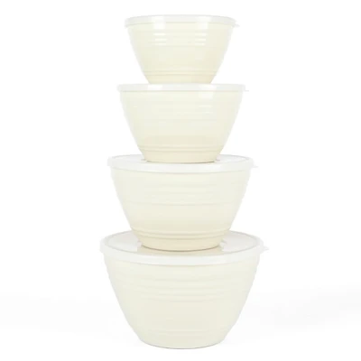 Martha Stewart Hoyt 8-pc Mixing Bowl Set With Lids