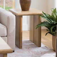 Brooklyn Wood Side Table