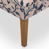 Blue Floral Aubrey Accent Chair