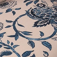 Blue Floral Aubrey Accent Chair