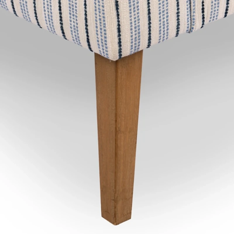 Blue Striped Aubrey Accent Chair