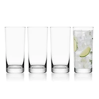 Mikasa Lana Clear Highball Glasses, Set of 4