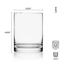 Mikasa Lana Double Old Fashioned Glasses, Set of 4