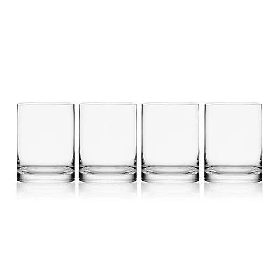 Mikasa Lana Double Old Fashioned Glasses, Set of 4
