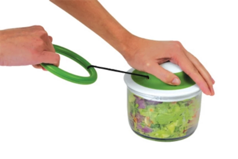 Chef'n VeggiChop Green Hand-Powered Food Chopper