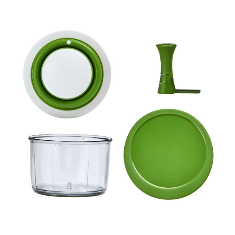 Chef'n VeggiChop Green Hand-Powered Food Chopper